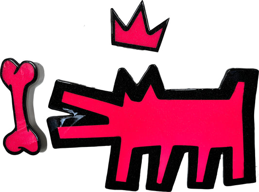 Haring Dog - Pink