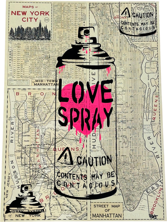 LoveSpray- Fluorescent Pink