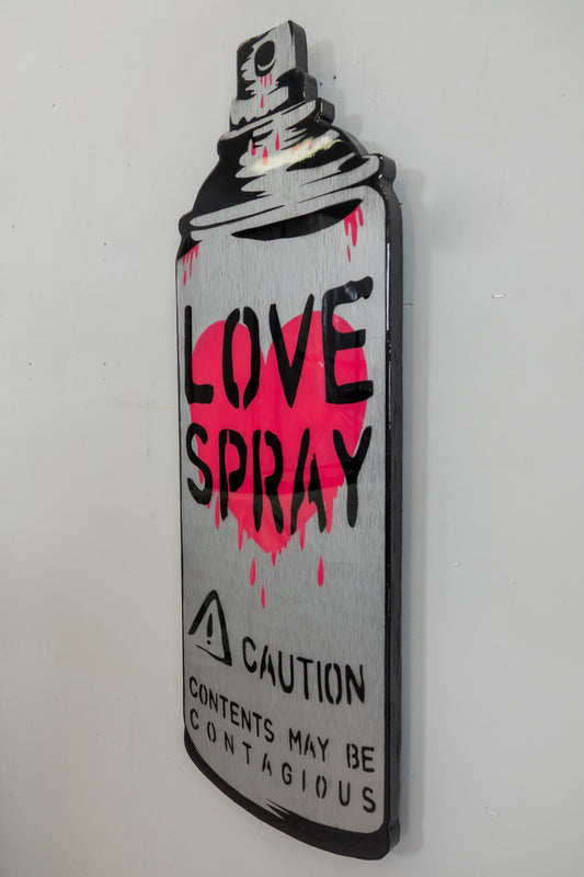 Silver-Pink LoveSpray